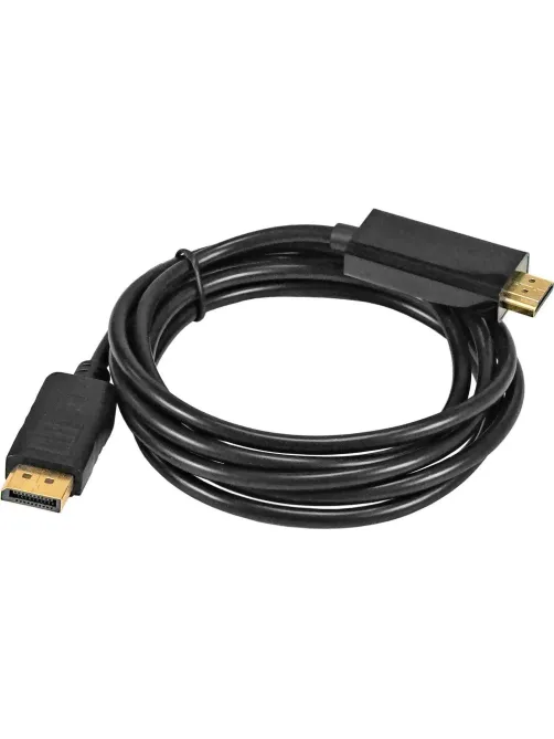 Кабель DP-HDMI ExeGate EX-CC-DP-HDMI-2.0 (20M/19M, 2м, экран) EX294710RUS