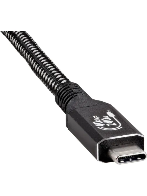 Кабель USB4 TypeCM/CM 8K@30Hz, 40GBps, PD 240W, медь Telecom 2м <TUS840-2M