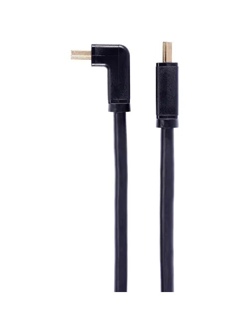 Кабель HDMI---HDMI ver 2.1 8K@60Hz угол 90град  2м, Telecom <TCG256-2M