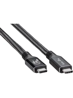 Кабель USB4 TypeCM/CM 8K@30Hz, 40GBps, PD 240W, медь Telecom 3м <TUS840-3M