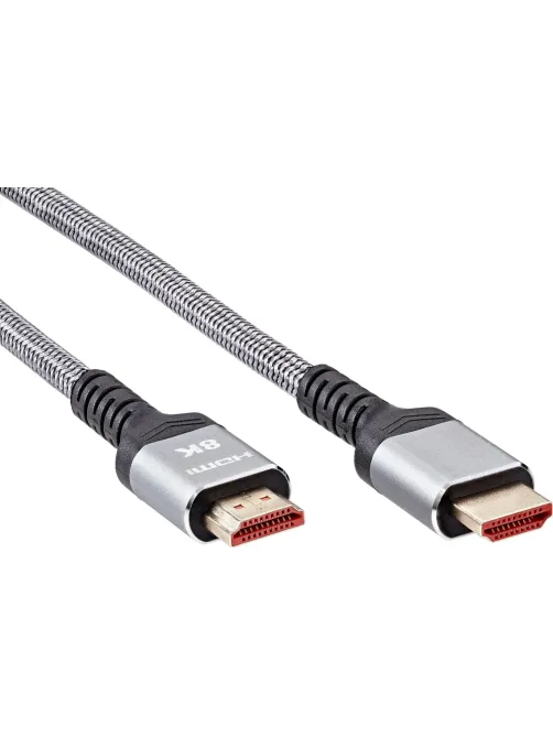 Кабель HDMI 19M/M,ver. 2.1 8KX60Hz (Econom) оплетка 3m iOpen <ACG859A-3.0