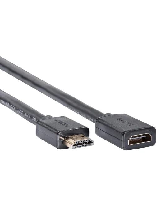 Кабель удлинительный  HDMI-19M/F ver 2.1, 0.5m, Telecom <TCG257MF-0.5M