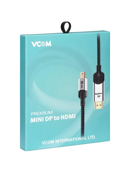 Кабель -переходник miniDisplayPort M-> HDMI M 4K@60Hz 1.8m VCOM(CG615M-1.8)