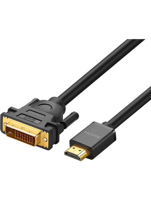 Кабель UGREEN HD106 HDMI - DVI-D (24+1). 30 AWG, 1080@60ц. 2м (10135)