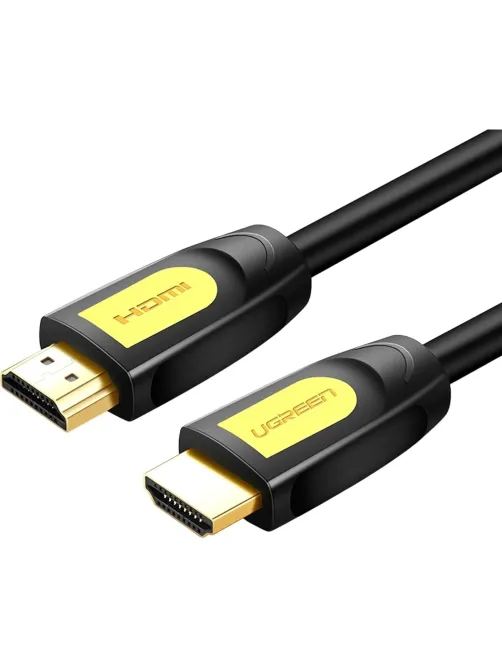 Кабель UGREEN HD101 HDMI 4K цвет желтый/черный, 3м (10130)