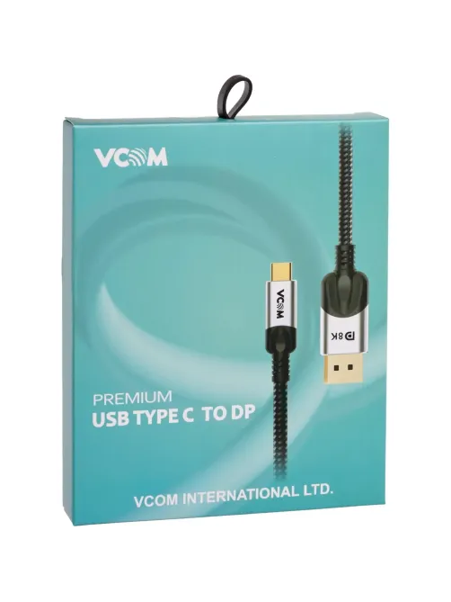 Кабель адаптер USB 3.1 Type-Cm --> DP(m), 1.8m ,VCOM <CU422MCV-1.8M
