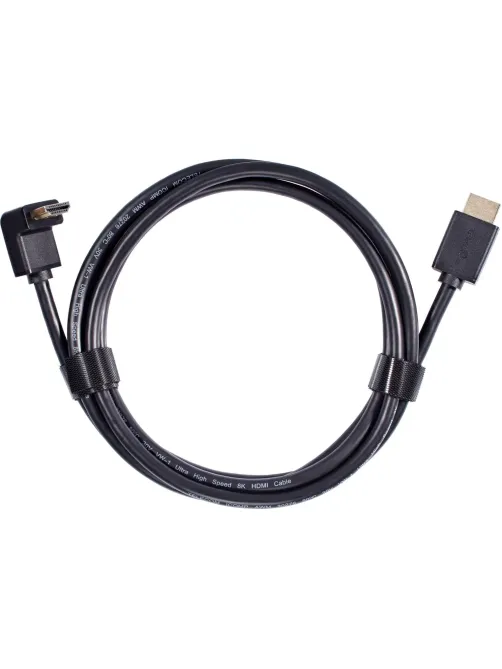 Кабель HDMI---HDMI ver 2.1 8K@60Hz угол 90град  2м, Telecom <TCG256-2M