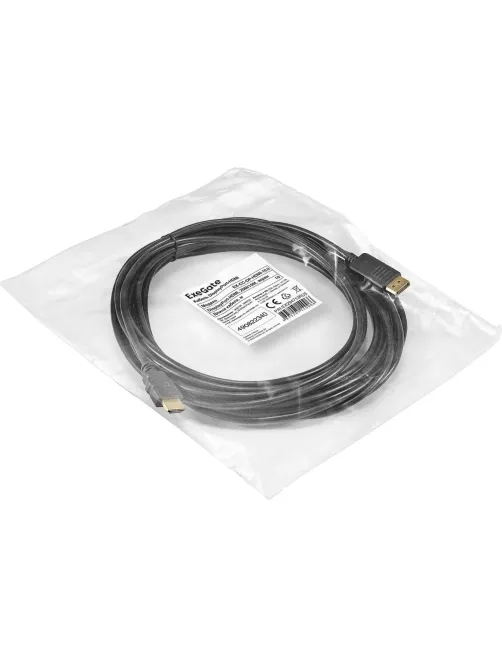 Кабель DP-HDMI ExeGate EX-CC-DP-HDMI-10.0 (20M/19M, 10м, экран) EX294713RUS