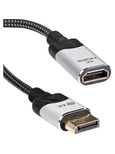 Адаптер DisplayPort(M) ---> HDMI(F) 0.15m 4K@60Hz VCOM <CG621M-0.15