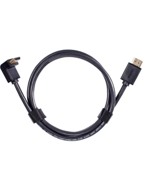Кабель HDMI---HDMI ver 2.1 8K@60Hz угол 90град  1м, Telecom <TCG256-1M