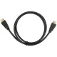 Кабель Bigtech (OAVDC12) HDMI 4K 2.0 M/M, 1 м, чер