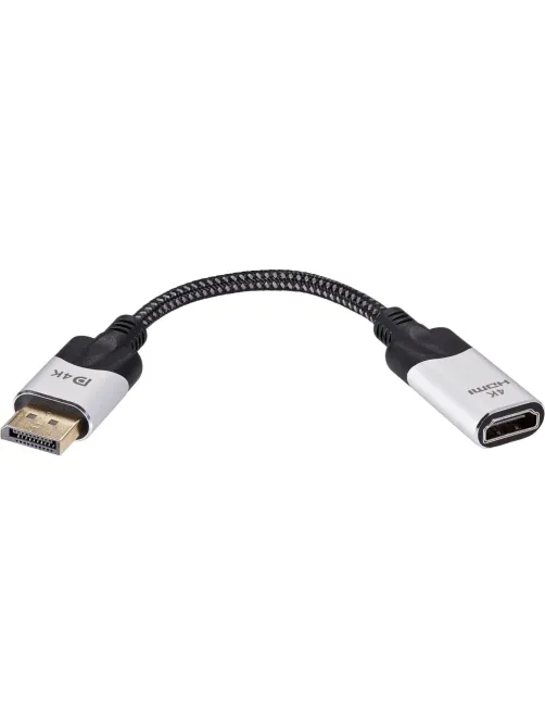Адаптер DisplayPort(M) ---> HDMI(F) 0.15m 4K@60Hz VCOM <CG621M-0.15