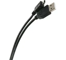 Кабель USB 2.0 A-->mini-B 5P (1м) черный, Telecom<TC6911BK-1.0M