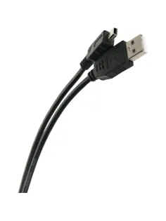 Кабель USB 2.0 A-->mini-B 5P (1м) черный, Telecom<TC6911BK-1.0M