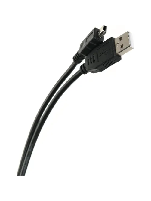 Кабель USB 2.0 A-->mini-B 5P (1м) черный, Telecom<TC6911BK-1.0M