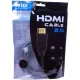 Кабель HDMI - HDMI, M/M, 1 м, v2.0, K-Lock, поз.р, экр, Wize, CP-HM-HM-1M
