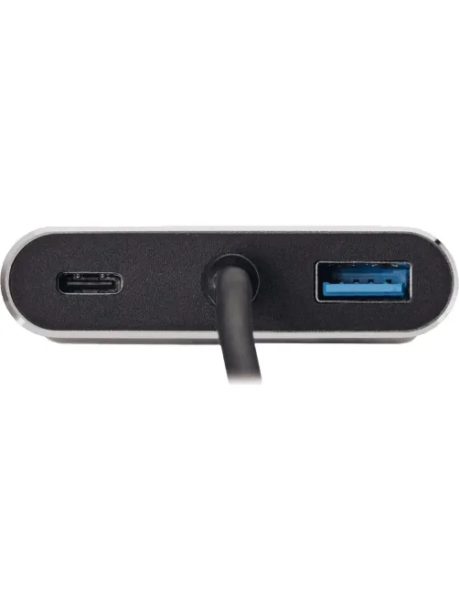 Кабель USB3.1 TypeCm - HDMI+USB3.0+PD+VGA Alum Grey 4K, Telecom <TUC055