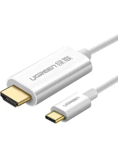 Кабель UGREEN MM121 (30841) USB-C to HDMI Male to Male ABS Case.1,5м белый
