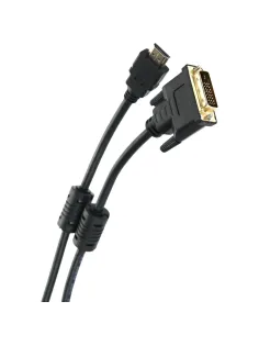 Кабель HDMI to DVI-D (19M -25M) 2м, 2 фильтра TV-COM <LCG135F-2M