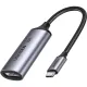 Адаптер UGREEN CM654 (15575) USB-C to DisplayPort 8K@60Hz 10см.  серый