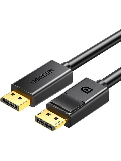 Кабель UGREEN DP102 (10245) DP Male to Male Cable.1,5м черный