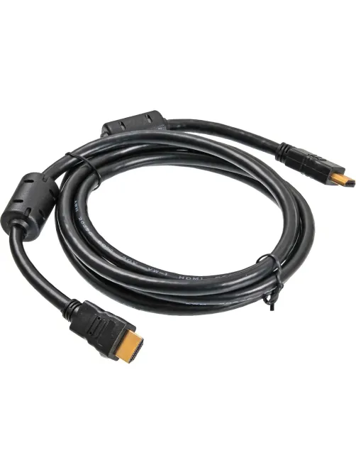 Кабель HDMI - HDMI, M/M, 1.8 м, v1.4, Buro, чер, HDMI-19M/19M-1.8M-MG