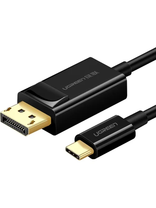 Кабель UGREEN MM139 (50994) USB Type C to DP Cable.1,5м черный