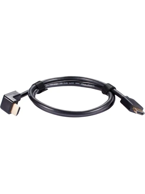 Кабель HDMI---HDMI ver 2.1 8K@60Hz угол 90град  1м, Telecom <TCG256-1M