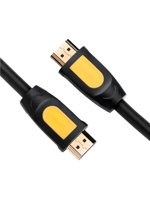 Кабель UGREEN HD101 HDMI 4K цвет желтый/черный. 1м (10115)