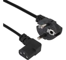 Кабель комп - розетка 220V EU (угол-угол) 3m, iOpen <ACE021R-3.0M