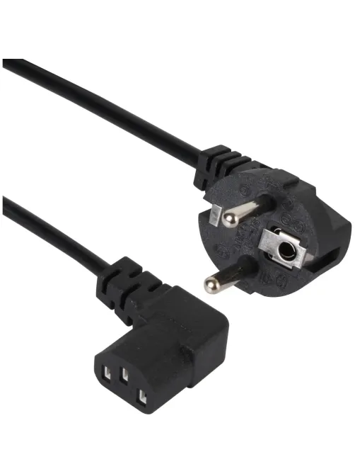 Кабель комп - розетка 220V EU (угол-угол) 3m, iOpen <ACE021R-3.0M