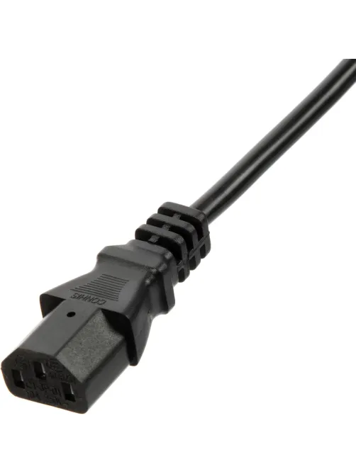 Кабель питания C13(F)-C14, 10А, 0,75мм2, 1.8м, чер (OPC002)