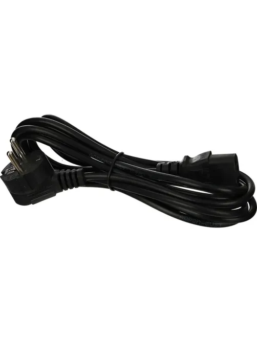 Кабель комп -> розет 220V (угловая Евровилка) 3Gx0,5mm2 3м iOpen ACE021-3M