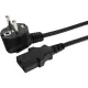 Кабель (питания) Cablexpert PC-186-1-3M,3м,Schuko-C13,Сечение 3x1кв.мм,черн