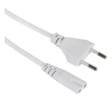 Кабель питания IEC-320-C7, 2-pin 1,8m , белый, iOpen<ACE023-W-1.8M