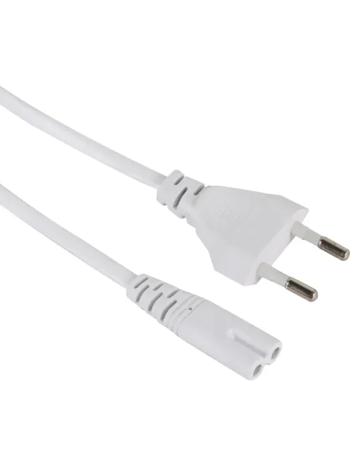 Кабель питания IEC-320-C7, 2-pin 1,8m , белый, iOpen<ACE023-W-1.8M