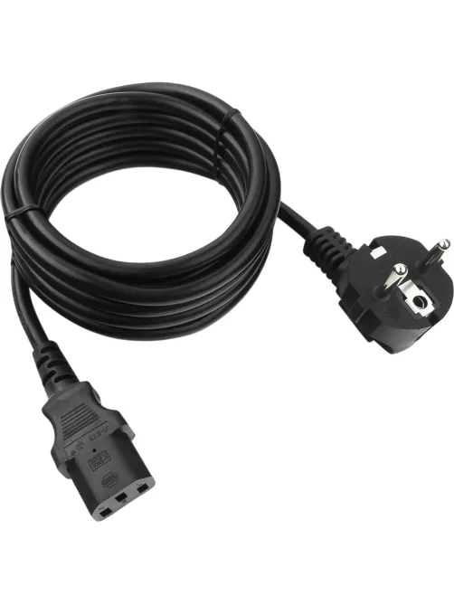 Кабель (питания) Cablexpert PC-186-1-3M,3м,Schuko-C13,Сечение 3x1кв.мм,черн