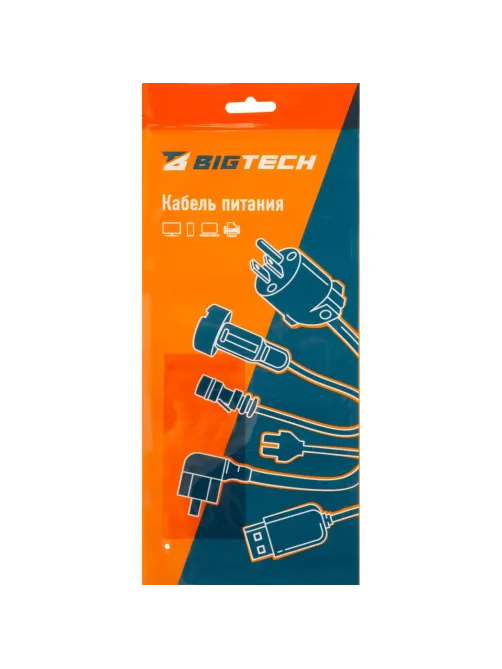 Кабель питания C13(F)-C14, 10А, 0,75мм2, 1.8м, чер (OPC002)