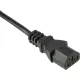Кабель питания C13(F)-C14, 10А, 0,75мм2, 1.8м, чер (OPC002)
