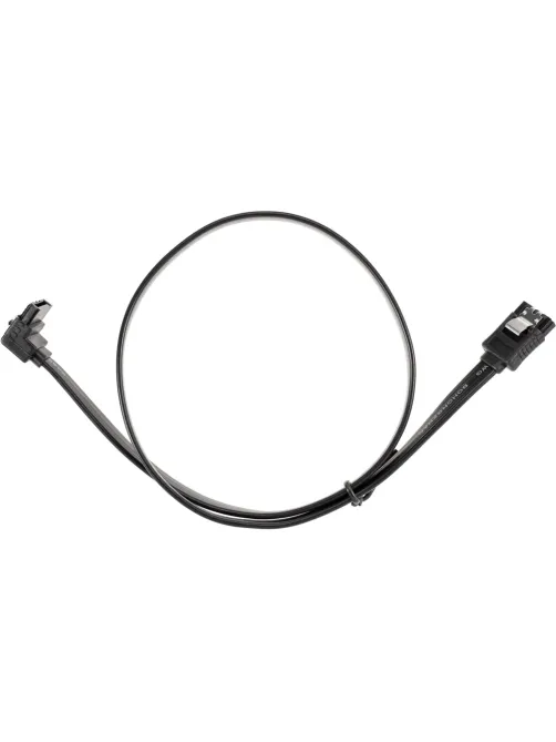 Кабель SATA M --SATA M 3.0V 7 pin  угл разъем Telecom  0.5m <TUS705-0.5M