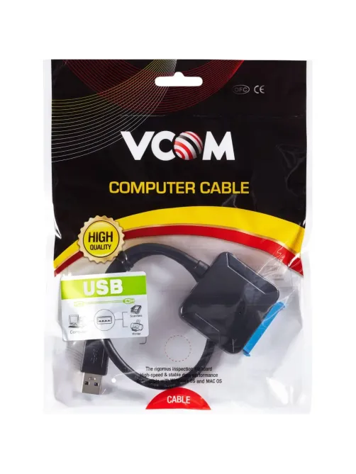 Кабель адаптер USB3.0 ---SATA III 2.5/3,5+SSD, VCOM <CU816