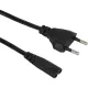 Кабель питания IEC-320-C7, 2-pin 3m ,черный, iOpen<ACE023-3.0M