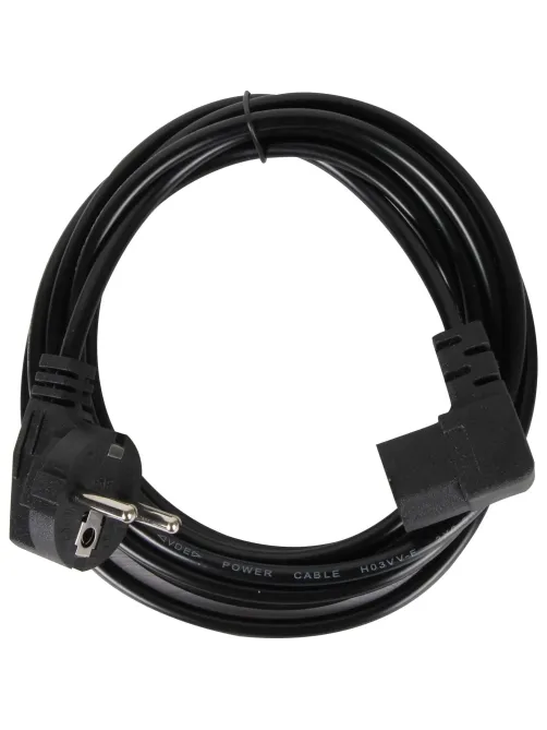 Кабель комп - розетка 220V EU (угол-угол) 3m, iOpen <ACE021R-3.0M