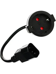Кабель -переходник UPS -> розетка 3Gx0,75mm2 медь <VDE> VCOM 0.15m <CE002