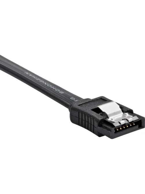 Кабель SATA M --SATA M 3.0V 7 pin  угл разъем Telecom  0.5m <TUS705-0.5M