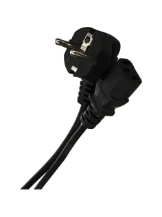Кабель комп -> розет 220V (угловая Евровилка) 3Gx0,5mm2 3м iOpen ACE021-3M