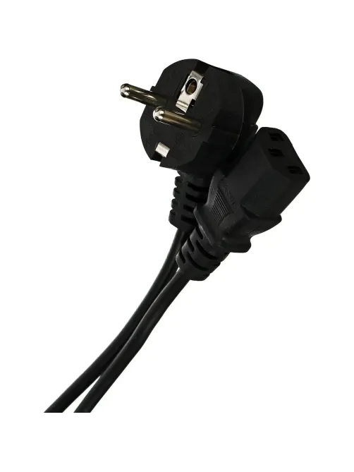 Кабель комп -> розет 220V (угловая Евровилка) 3Gx0,5mm2 3м iOpen ACE021-3M