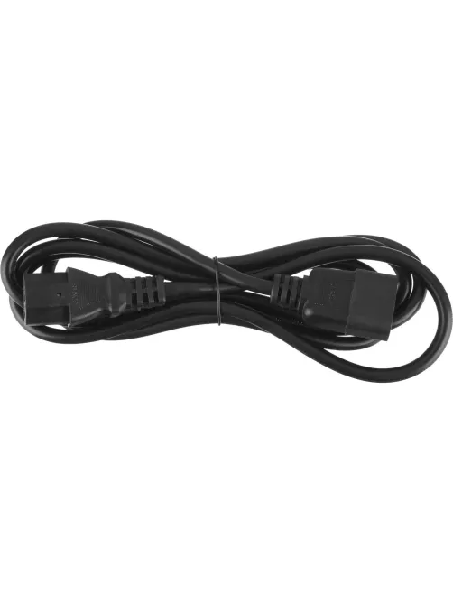 Кабель питания C13(F)-C14, 10А, 0,75мм2, 1.8м, чер (OPC002)
