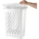Корзина для белья Keeplex Light с крышкой 37л белое облако