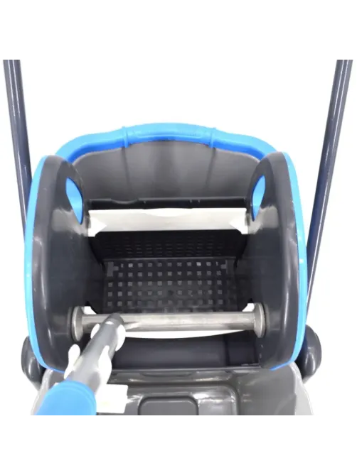 Тележка уборочная двухведерная CK750-Grey 2х25л каркас пластик серая